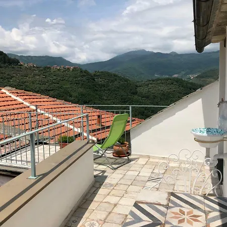 Amazing View, Terrace, Confort Among Olives And Sea * Ranzo-Borgo